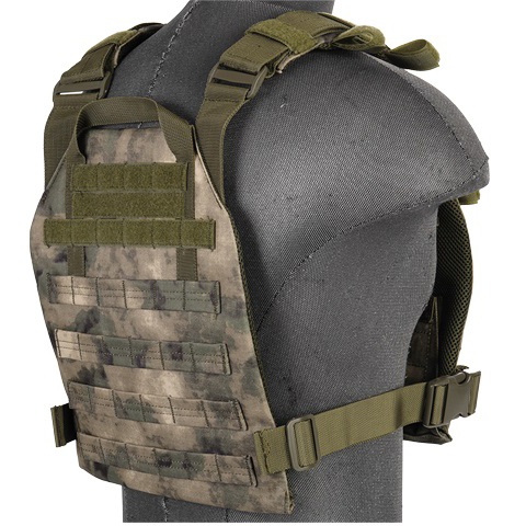Lancer Tactical Polyester QR Lightweight Tactical Vest (Foliage)
