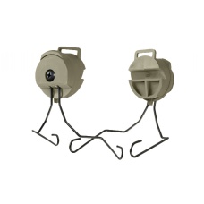 Lancer Tactical Airsoft MSA Headset Helmet Rail Adapter - FOLIAGE GREEN