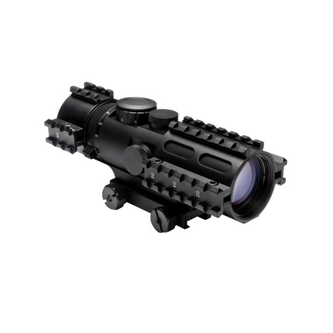 NcStar Tri Rail Series 2-7x32 Rangefinder Scope w/ Weaver Mount - BLACK