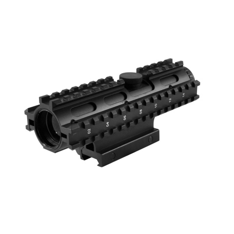 NcStar Tri Rail System 4x32 Mil-Dot Scope w/ Weaver Mount - BLACK
