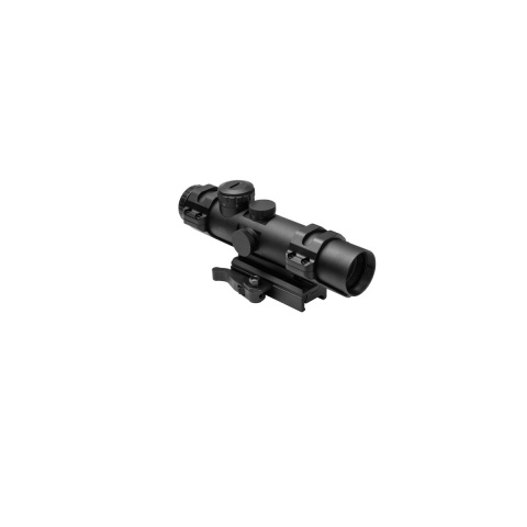 NcStar XRS 2-7x32 Illuminated Scope w/ Modular Scope Rings - BLACK