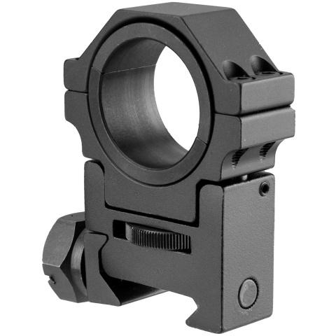 NcStar Adjustable Height 30mm Mount Ring - BLACK