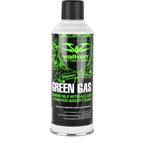 Valken Tactical 12-Pack 8oz Green Gas Case for Airsoft Guns - SINGLE