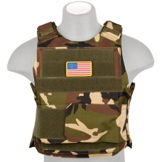 Lancer Tactical Airsoft Tactical Body Armor Vest (Woodland)