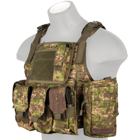 Lancer Tactical Airsoft Assault Tactical Vest (PC Green)