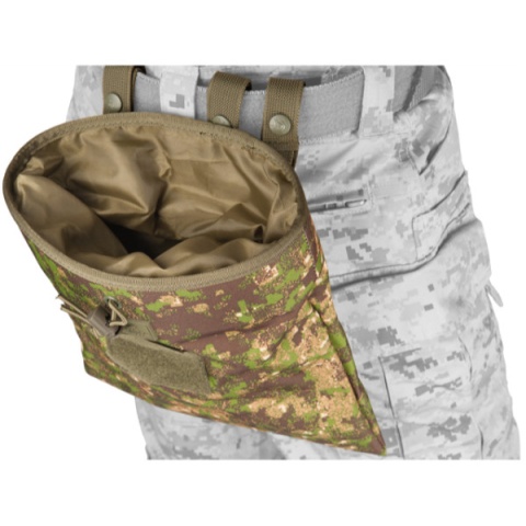 Lancer Tactical Airsoft Large Tactical Folding Dump Pouch - PC GREEN