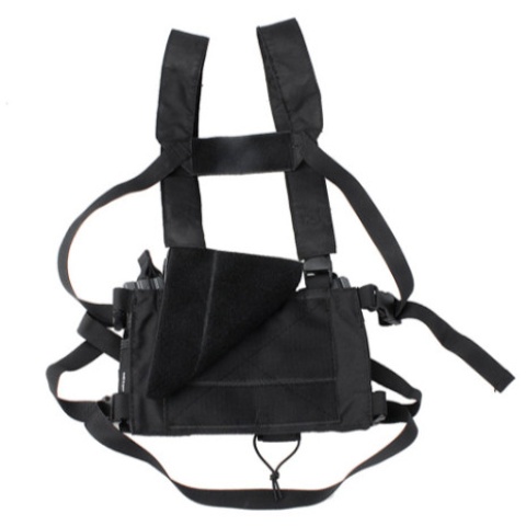 UK Arms Airsoft Tactical D-Mittsu Cordura Chest Rig - BLACK