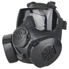 UK Arms Dummy CBRN Style EM50 Radioactive Face Mask - BLACK