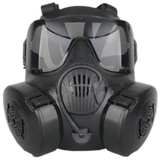 UK Arms Dummy CBRN Style EM50 Radioactive Face Mask - BLACK