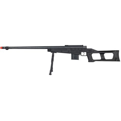 Well Airsoft MK96 Bolt Action Rifle w/ Barrel, Bipod, & Stock - BLACK