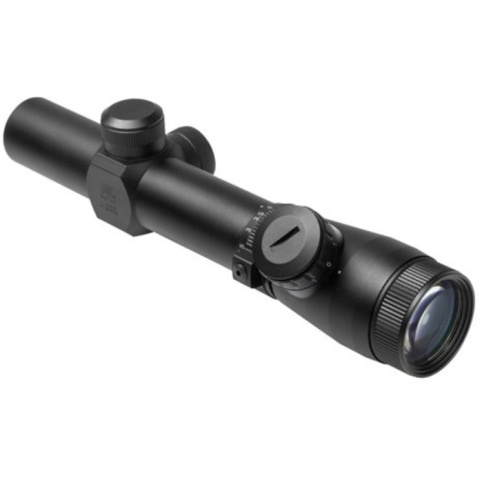 NcStar Shooter P4 Sniper Optic Combo w/ SPR Rail Mount - BLACK