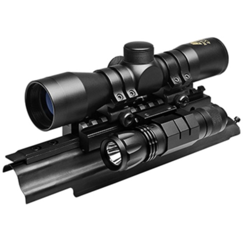 NcStar Sights N' Lights Tactical AK Combo - BLACK