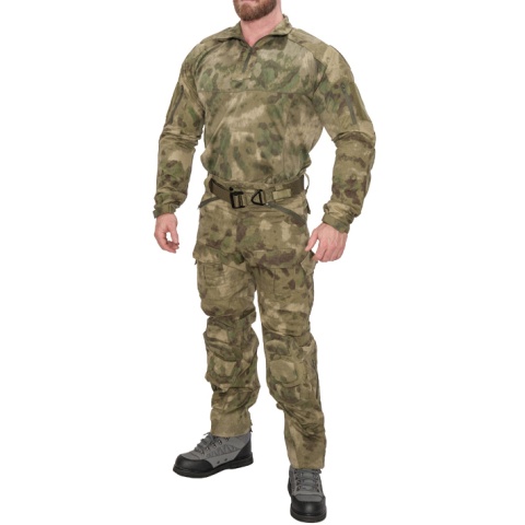 Lancer Tactical Rugged Combat Uniform w/ Integrated Pads - GREEN