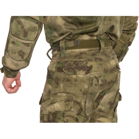 Lancer Tactical Rugged Combat Uniform w/ Integrated Pads - GREEN