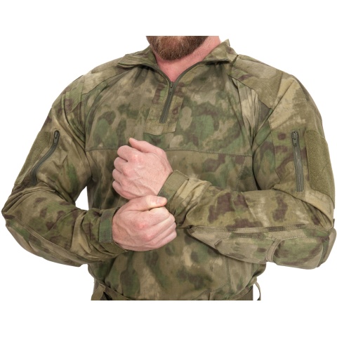 Lancer Tactical Rugged Combat Uniform w/ Integrated Pads - GREEN