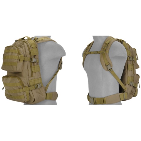 Lancer Tactical Multi-Purpose Operator Backpack - DARK EARTH