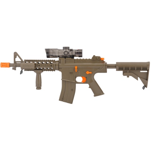 UK Arms JG3338T Water Pellet Gun w/ Scope Reservoir - TAN/BLACK