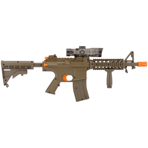 UK Arms JG3338T Water Pellet Gun w/ Scope Reservoir - TAN/BLACK