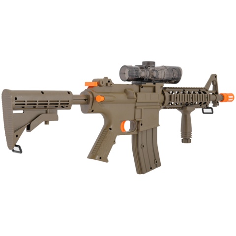 UK Arms JG3338T Water Pellet Gun w/ Scope Reservoir - TAN/BLACK