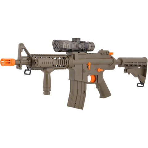 UK Arms JG3338T Water Pellet Gun w/ Scope Reservoir - TAN/BLACK