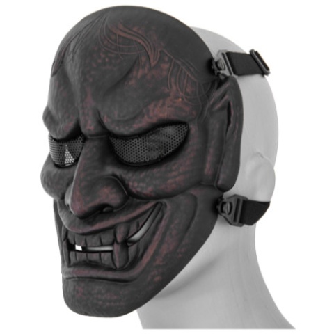 UK Arms Airsoft Shock Resistant Wisdom Mask - RED BRONZE