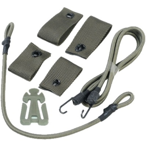 UK Arms Airsoft Tactical Helmet DIY Retention Deck Kit - OD GREEN