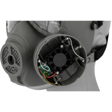UK Arms Airsoft Tactical Dummy Anti-Fog Built-In Fan Gas Mask (Color: Black)