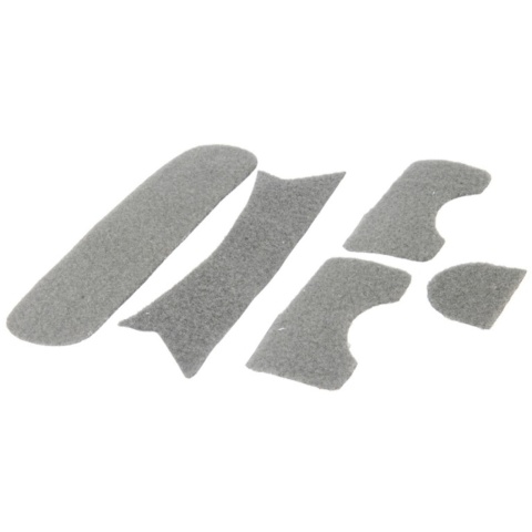 Lancer Tactical Airsoft Tactical Helmet Hook and Loop Sticker Set - FG