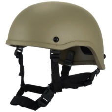 Lancer Tactical Airsoft Tactical ACH MICH 2001 Simple Helmet - TAN