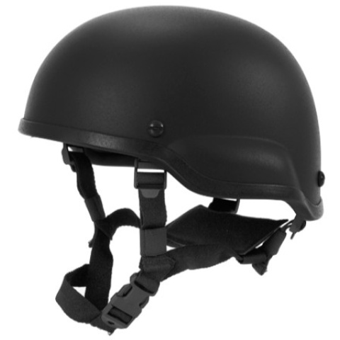 Lancer Tactical Airsoft Tactical ACH MICH 2002 Simple Helmet - BLACK