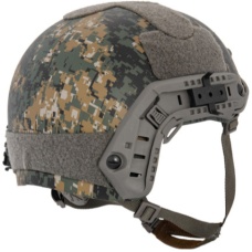 Lancer Tactical Airsoft Ballistic MH Type Helmet (Color: Digital Woodland)