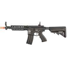 Lancer Tactical Metal M4 Warrior CQB AEG Airsoft Rifle - BLACK