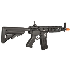 Lancer Tactical Metal M4 Warrior CQB AEG Airsoft Rifle - BLACK