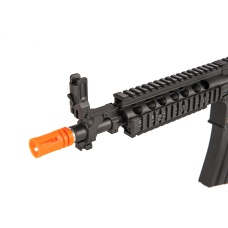 Lancer Tactical Metal M4 Warrior CQB AEG Airsoft Rifle - BLACK