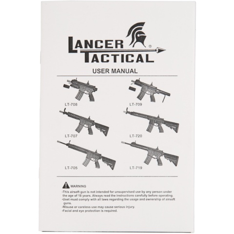 Lancer Tactical M4 MRS Modular Rail System MOD1 Airsoft AEG Rifle