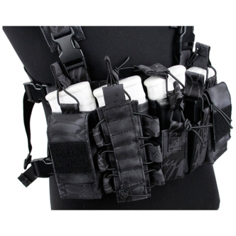 UK Arms Airsoft Tactical QR Chest Rig - TYPHON CAMO