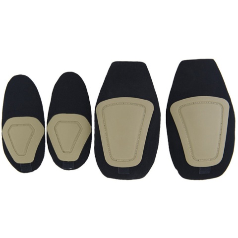 UK Arms Airsoft Tactical Gen2 Combat Elbow Knee Pad Set - TAN