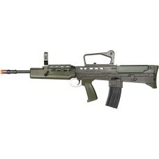 HFC Airsoft L85 Spring Powered Rifle - BLACK & OD GREEN