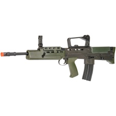 HFC Airsoft L85 Spring Powered Rifle - BLACK & OD GREEN