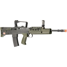 HFC Airsoft L85 Spring Powered Rifle - BLACK & OD GREEN