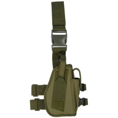 Lancer Tactical Airsoft Tactical Drop Leg Pistol Holster - OD