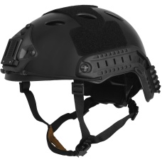 Lancer Tactical Airsoft Tactical PJ Type Helmet LRG/XL - BLACK