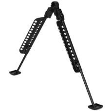 UK Arms Airsoft Tactical Rifle Steel Bi-Pod Stand (Color: Black)