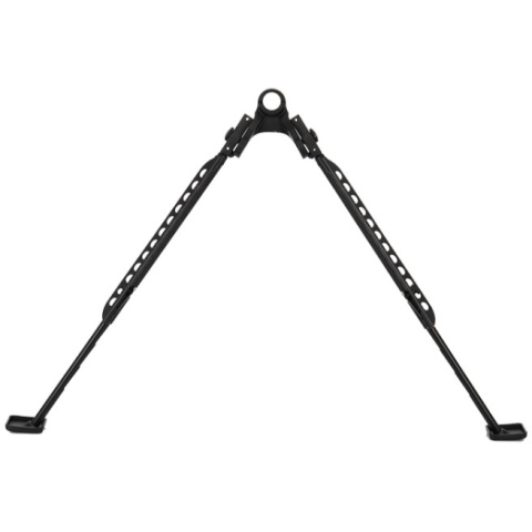 UK Arms Airsoft Tactical Rifle Steel Bi-Pod Stand (Color: Black)