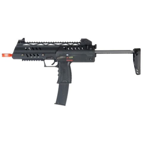 UK Arms Airsoft Compact Gas Powered Blowback SMG8 - BLACK