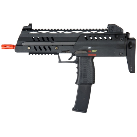 UK Arms Airsoft Compact Gas Powered Blowback SMG8 - BLACK