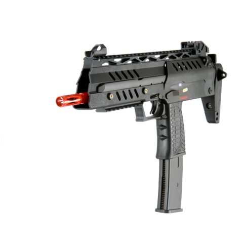 UK Arms Airsoft Compact Gas Powered Blowback SMG8 - BLACK