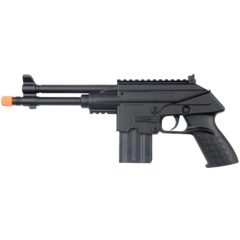 UK Arms Airsoft Long Barrel Spring Pistol - BLACK