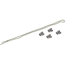 AMA Bungee Retention Kit w/ 4 MOLLE Clips - FOLIAGE GREEN