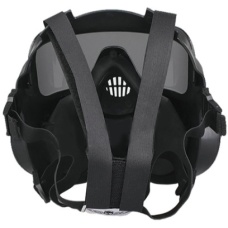 UK Arms Airsoft Tactical CBRN EM50 Lens Mask Set w/ Built-In Fans - FG
